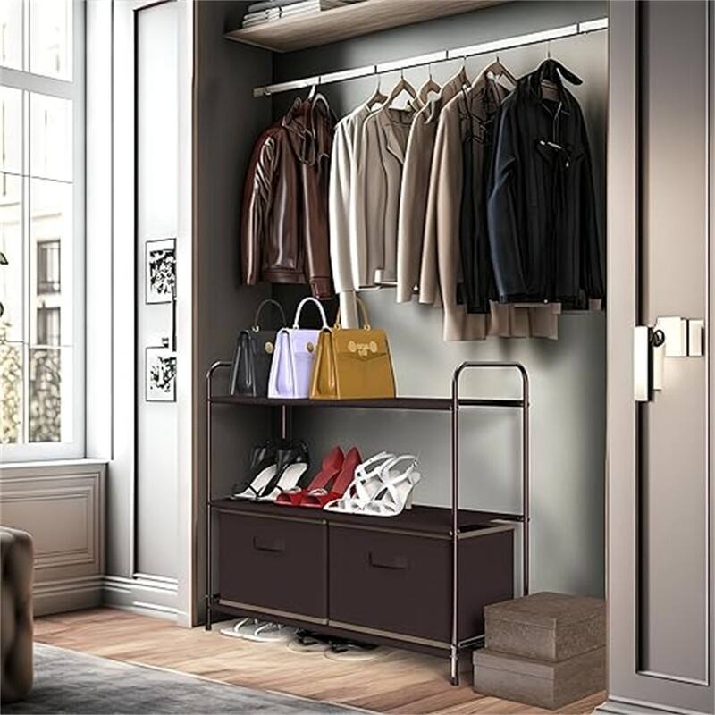 Closet Storage with 2 Drawers