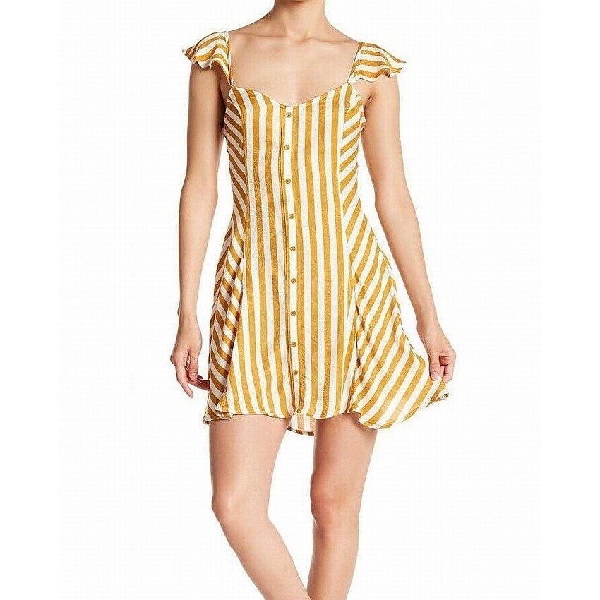 gold shift dress with sleeves