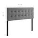 preview thumbnail 39 of 38, Copper Grove Windsheim King-size Tufted Velvet Headboard