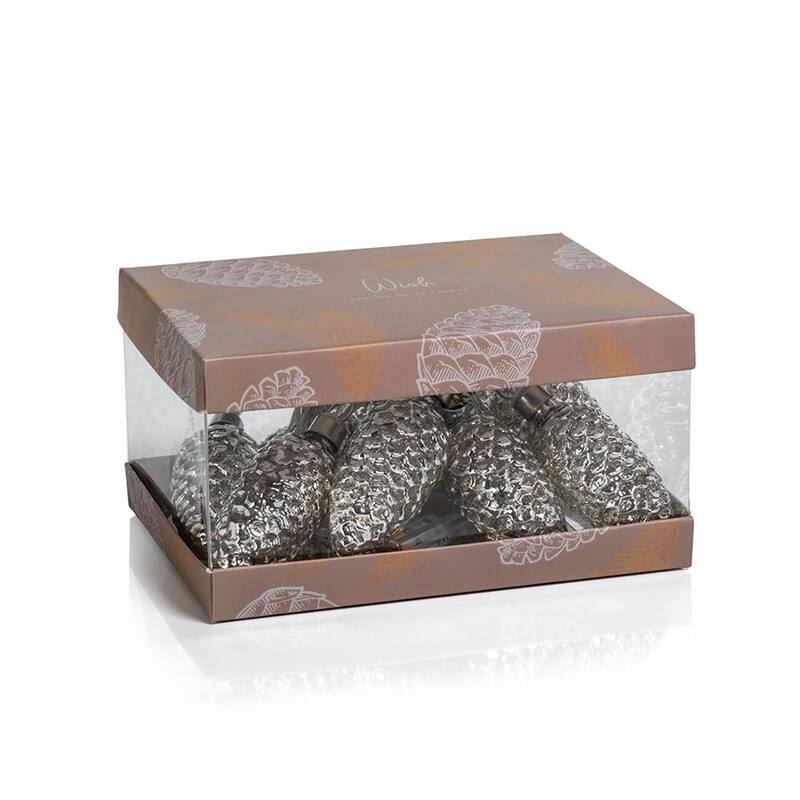 Set of 10 Pine Cone LED String of Lights