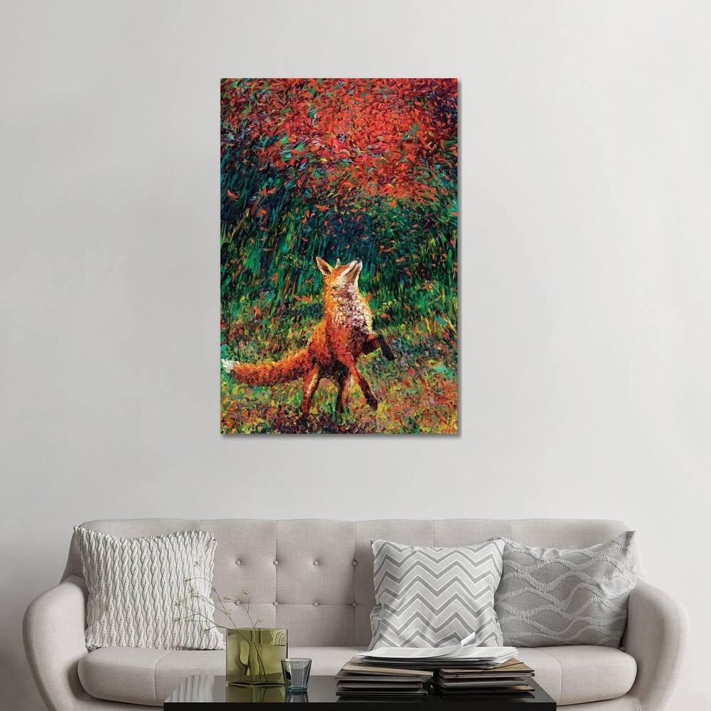 iCanvas "Fox Fire" by Iris Scott Canvas Print