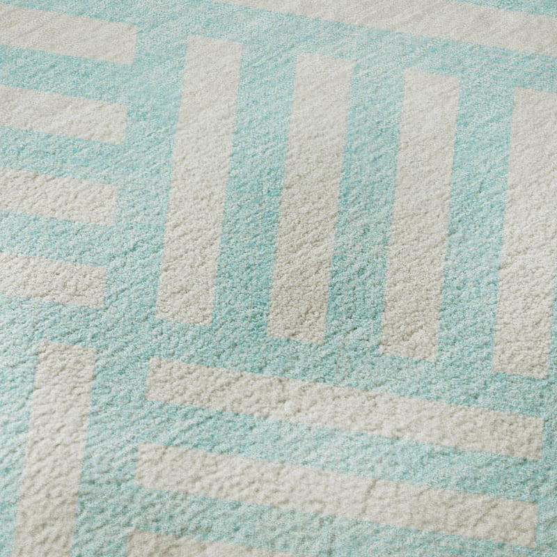 Premium Washable Super Soft Contemporary Mosaic Mayfield Rug