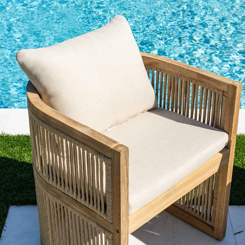 Panama Jack Cabo 5-Piece Barrel Round Dining Set
