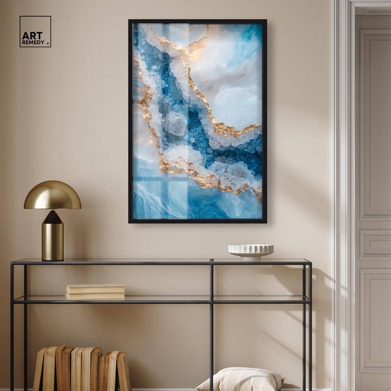 Molten Topaz I Shadowbox by Art Remedy