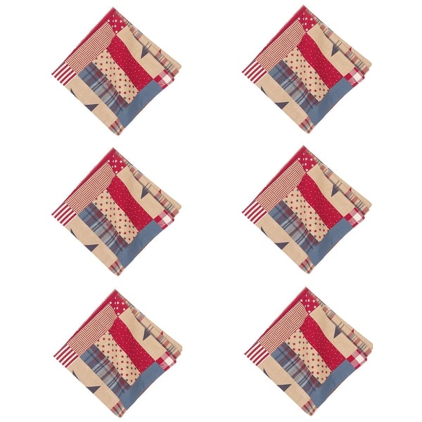 slide 2 of 3, Bennington July 4th Napkin Set of 6