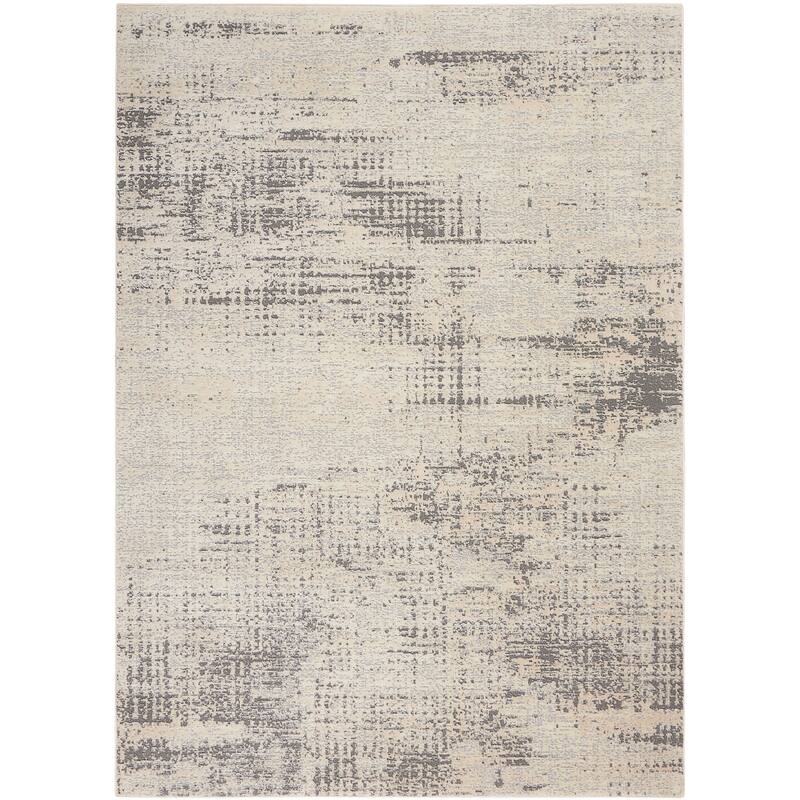 Calvin Klein Rush Abstract Modern Neutral Area Rug