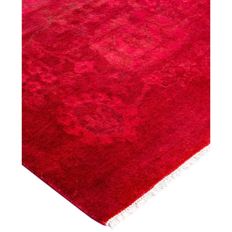 Overdyed One-of-a-Kind Hand-Knotted Area Rug - Pink - 3' 1" x 5' 6"