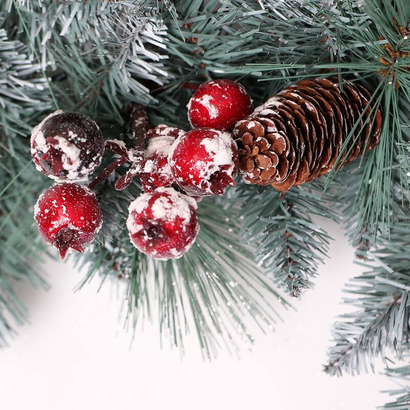 Puleo International 9' Sterling Pine Artificial Garland
