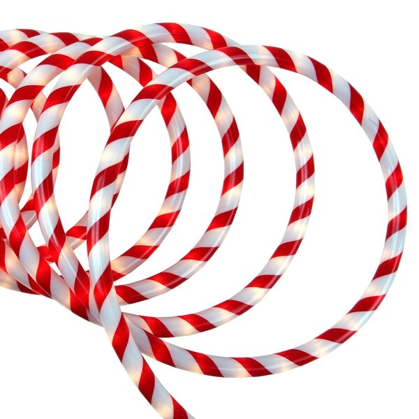 Shop 18' Red and White Candy Cane Indoor/Outdoor Christmas ...