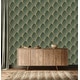 Green and Gold Design Wallpaper - On Sale - Bed Bath & Beyond - 35647127