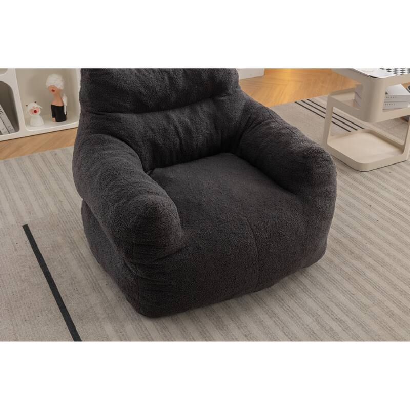 Modern 37" Upholstered Chaise Loungel Chair with High Quality Memory Sponge Filled