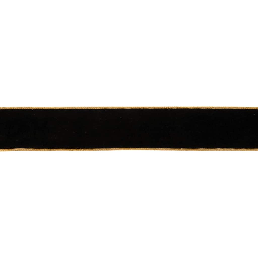 Black Wired Ribbon (Set of 2) - N/A