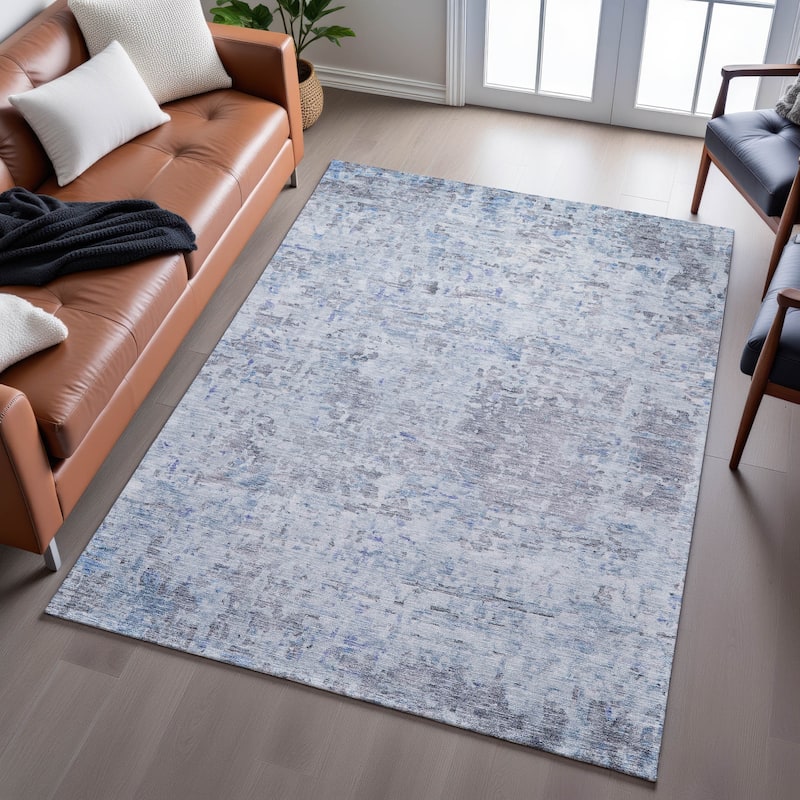 Premium Washable Super Soft Abstract Pixels Mayfield Rug