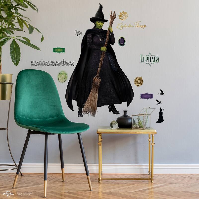RoomMates Wicked Elphaba Green Wall Decals