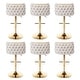 preview thumbnail 64 of 76, Upholstered Adjusatble Swivel Bar Stools Set of 2