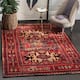 SAFAVIEH Vintage Hamadan Gody Oriental Distressed Rug - 12' x 18' - Red/Multi