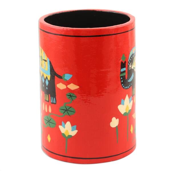 Novica Handmade Tale Of The River Papier Mache Pen Holder Bed Bath