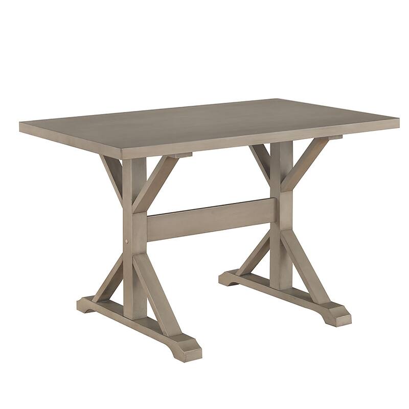 Carolina Living Florence Trestle Table - Antique Black