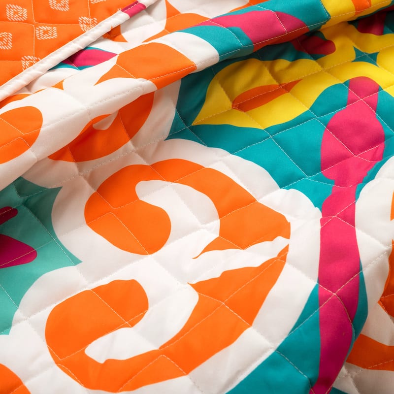 Lush Decor Boho Floral Reversible 3 Piece Quilt