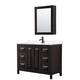Option Dk Espresso, Black Trim, Carrara Cult. Marble Top