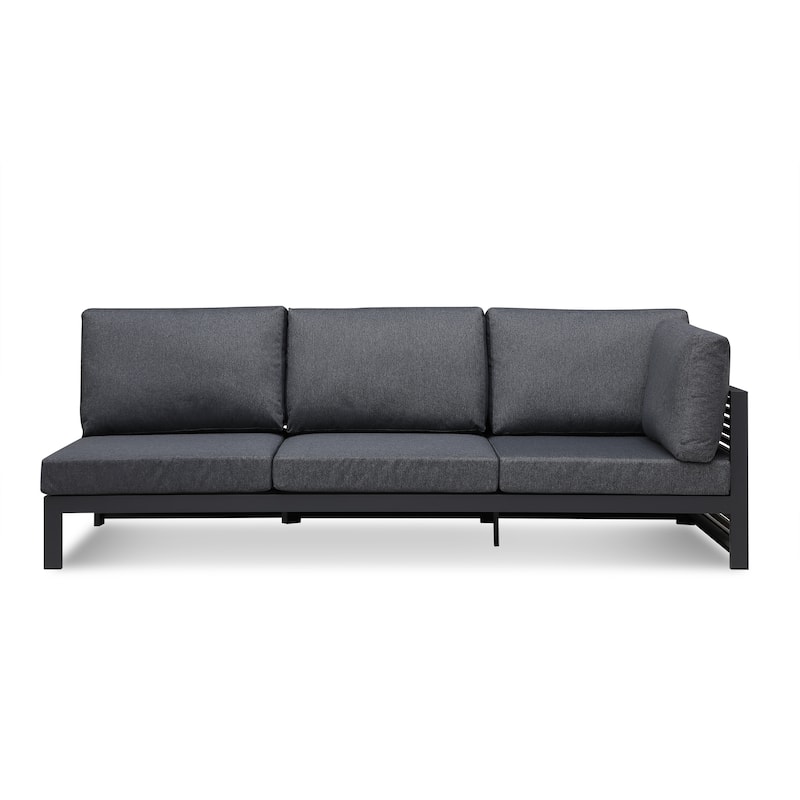 Cadora Teak 6 - Person Outdoor Sectional Seating Group- Left Hand Facing