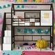 preview thumbnail 17 of 27, Multi-functional Twin Size Loft Bed with Roof Design and A Storage Box