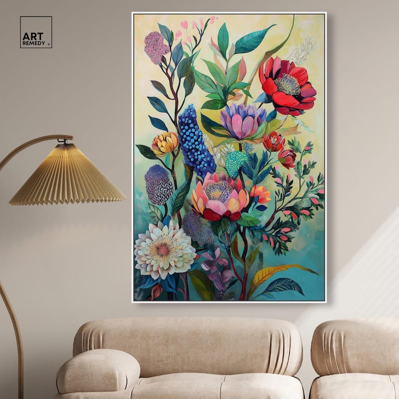 Exotic Bloom Medley II Canvas by Art Remedy