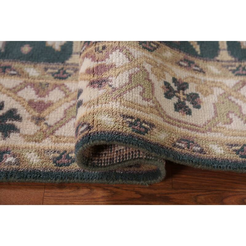 Oushak Indian Area Rug Handmade Wool Carpet - 4'2"x 6'1"