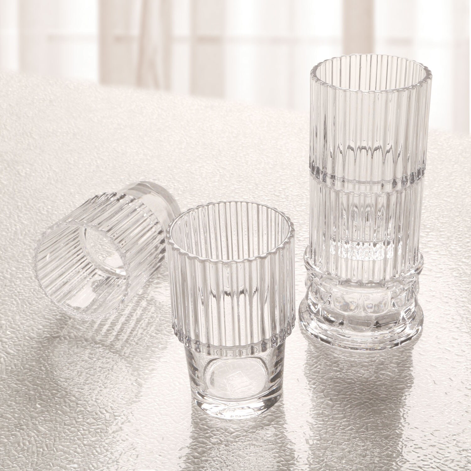Athena Stackable Drinking Glass Set