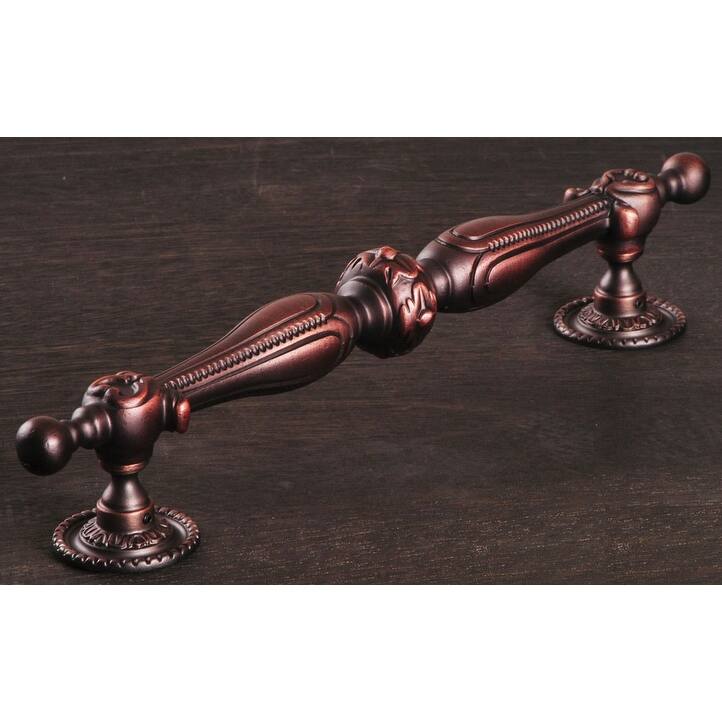 RK International Augustine 10-3/4 Inch Center to Center Appliance Pull - Distressed Copper