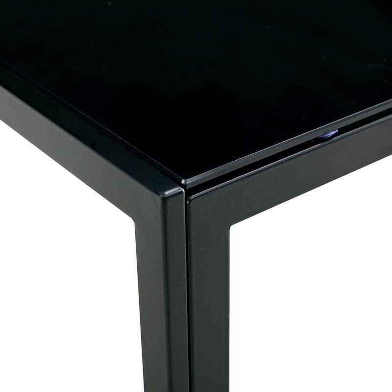 2 Piece Nesting Coffee Table Square Center Table Modern Stacking Table with Metal Frame End Table for Living Room,Bedroom