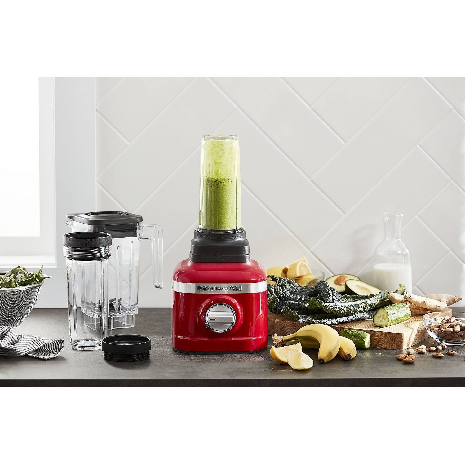 KitchenAid K150 3 Speed Ice Crushing Blender with 2 Blender Jars Bed