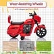 preview thumbnail 26 of 43, Electric Ride-On Motorcycle for Kids - 6V Dirt Bike with USB, AUX, Music, and Headlight - Perfect for Toddlers Ages 1-3