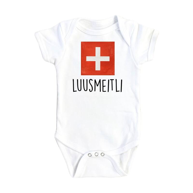 Switzerland - Baby Boy Girl Clothes Infant Bodysuit Funny Cute Newborn 1C - Blue - 0-3M