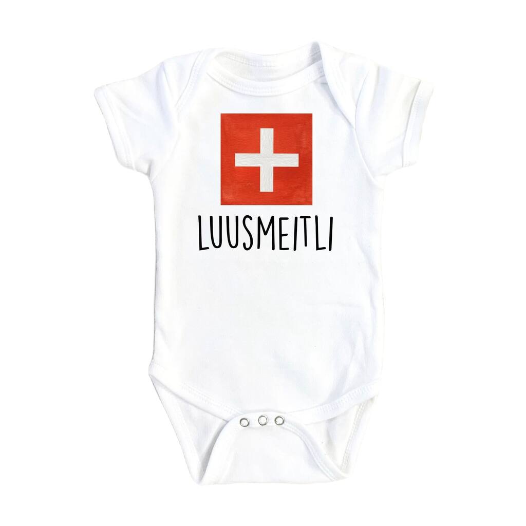 Switzerland - Baby Boy Girl Clothes Infant Bodysuit Funny Cute Newborn 1C