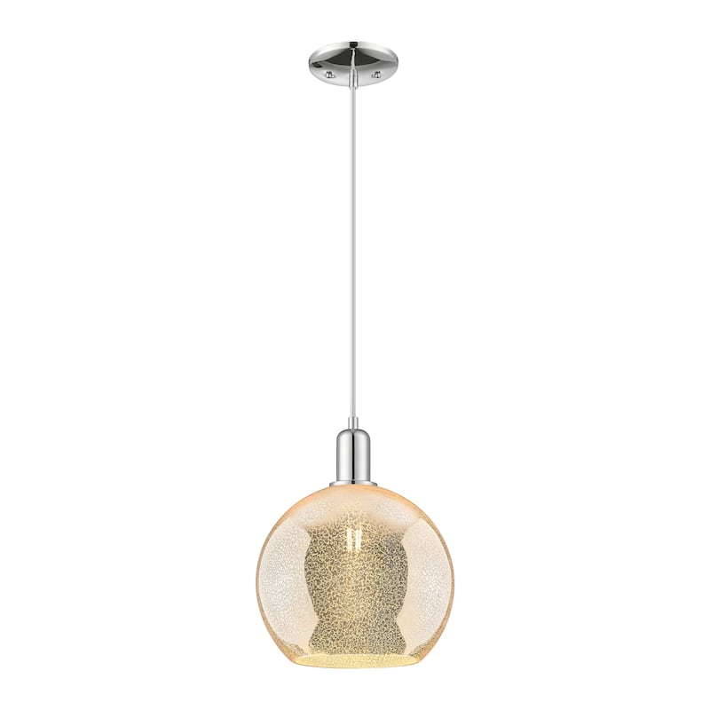 Innovations Lighting Endless Possibilities Arcadia - Athens - 1 Light 10" Cord Hung Mini Pendant - Mercury/Polished Chrome