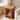 Solid Wood End Table, Square Side Table for Living Room, Rustic Nightstand with Open Storage for Bedroom, Small Spaces