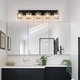 preview thumbnail 75 of 115, Mid-Century Modern Dimmable Bathroom Vanity Light Crystal Glass Wall Sconce