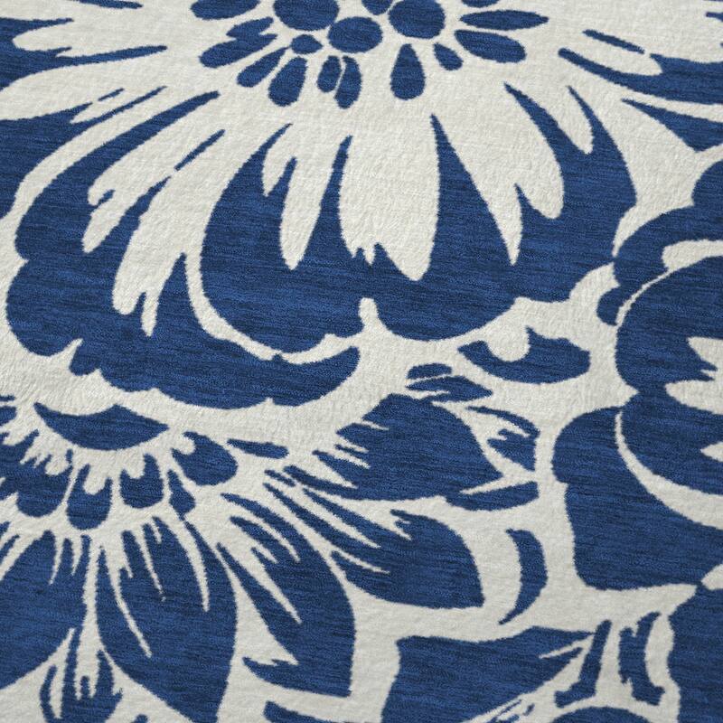 Premium Machine Washable Modern Floral Sherpa Throw Blanket