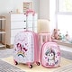 preview thumbnail 16 of 50, 2 Pieces 12 Inch 16 Inch Kids Luggage Set with Backpack and Suitcase for Travel - 18" x 12" x 8.5" (L x W x H)