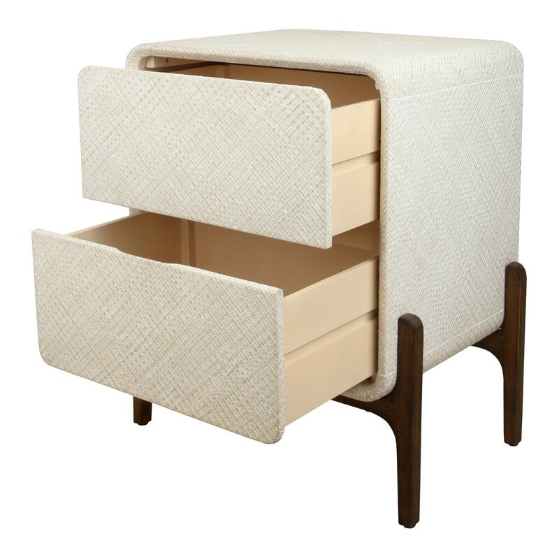 NPD Furniture Lotie 2-Drawer Nightstand