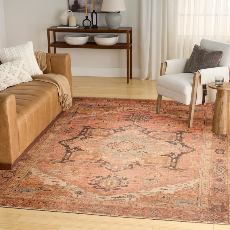 Nourison Vintage Washables Indoor only Persian Area Rug