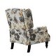 preview thumbnail 8 of 100, Olympus Upholstered Classic Manual Wingback Recliner with Spindle Legs by HULALA HOME