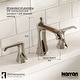 preview thumbnail 7 of 29, Karran Woodburn Widespread Three-Hole 2-Handle Bathroom Faucet with Matching Pop-Up Drain
