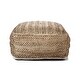 preview thumbnail 7 of 6, Antimony Boho Fabric Square Pouf by Christopher Knight Home