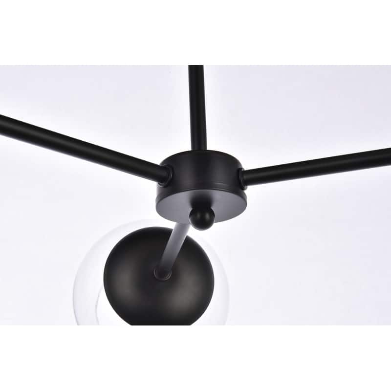 Brooke 26 inch Flush Mount with Clear Shade - N/A