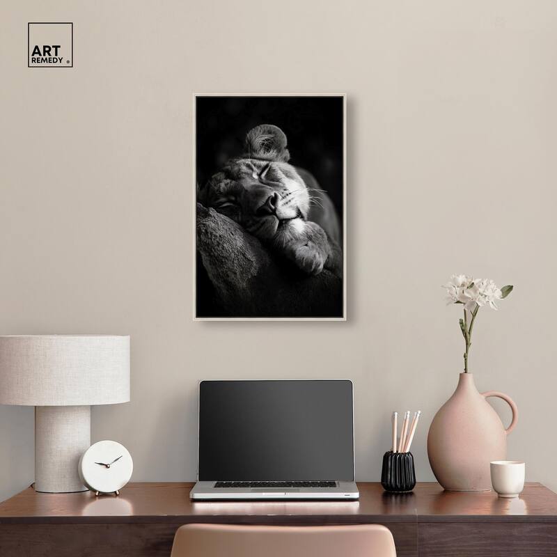 Resting Predator Canvas by Art Remedy