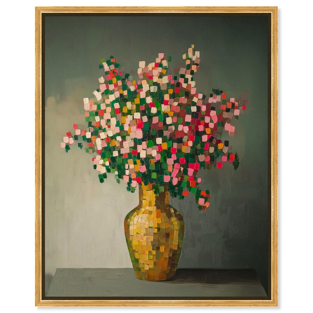 Pixel Bloom I Canvas by Art Remedy