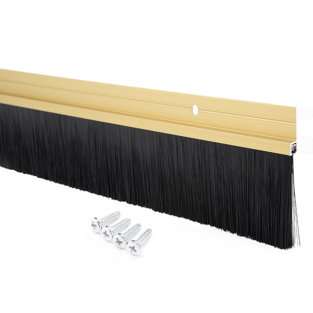 Shop Door Bottom Sweep Bronze Tone Aluminum Alloy W 2 Inch Brush