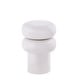 preview thumbnail 1 of 2, Iron White Stool Glossy - Medium